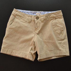 Red Camel Tan Twill Shorts